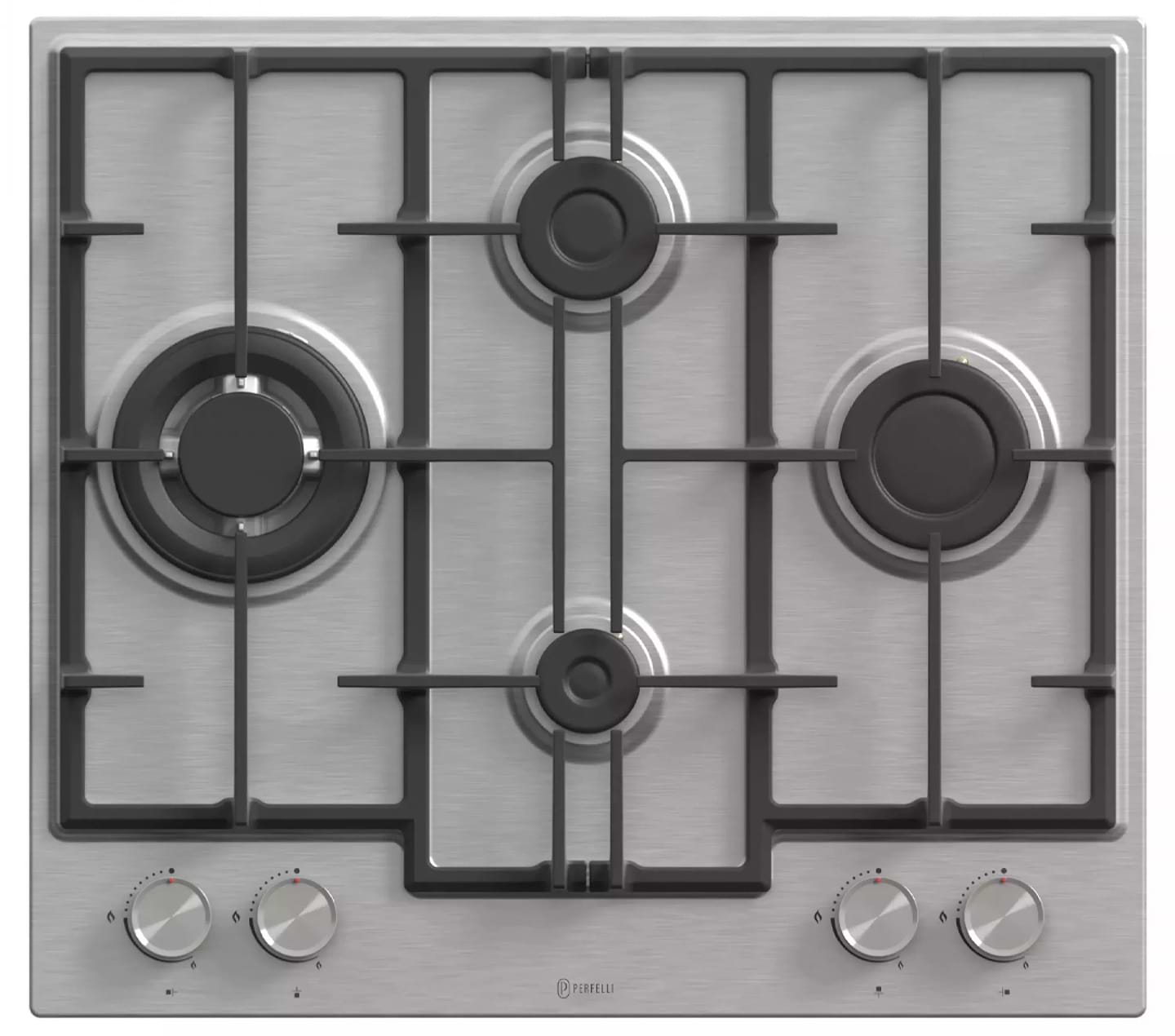 Купити Варильна поверхня газова Perfelli PERLA MW60C INOX - Фото 1 Варильна поверхня газова Perfelli PERLA MW60C INOX - Фото 1