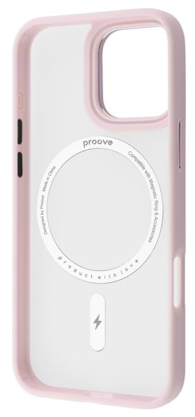 Фото - Чохол для смартфону Proove Essence Case with Magnetic Ring iPhone 16 Pro Pink Sand (PCECIP16P028)