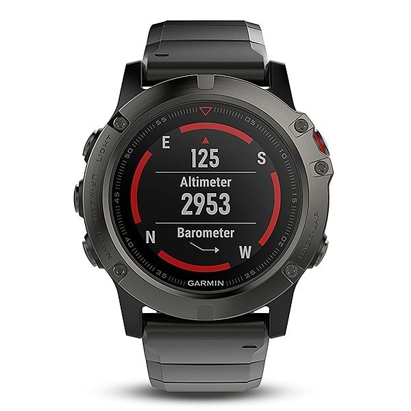 Фото - Смарт-часы Garmin Fenix 5X Slate Gray Sapphire with Metal Band (010-01733-03)
