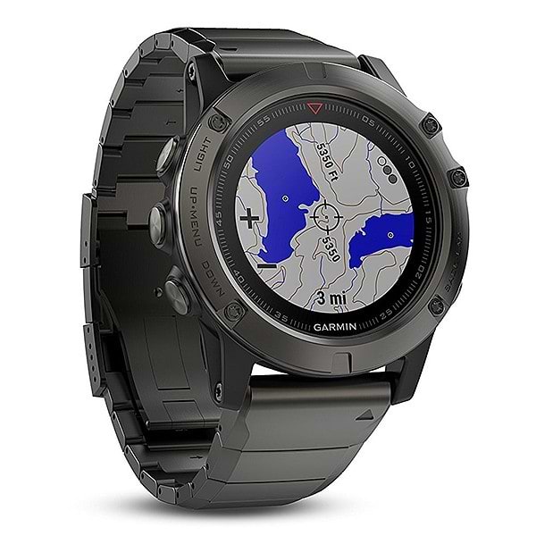 Фото - Смарт-часы Garmin Fenix 5X Slate Gray Sapphire with Metal Band (010-01733-03)