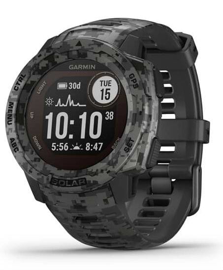 Фото - Смарт-годинник Garmin Instinct Solar Camo Edition Graphite Camo (010-02293-05)