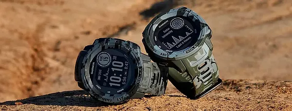 Фото - Смарт-годинник Garmin Instinct Solar Camo Edition Graphite Camo (010-02293-05)