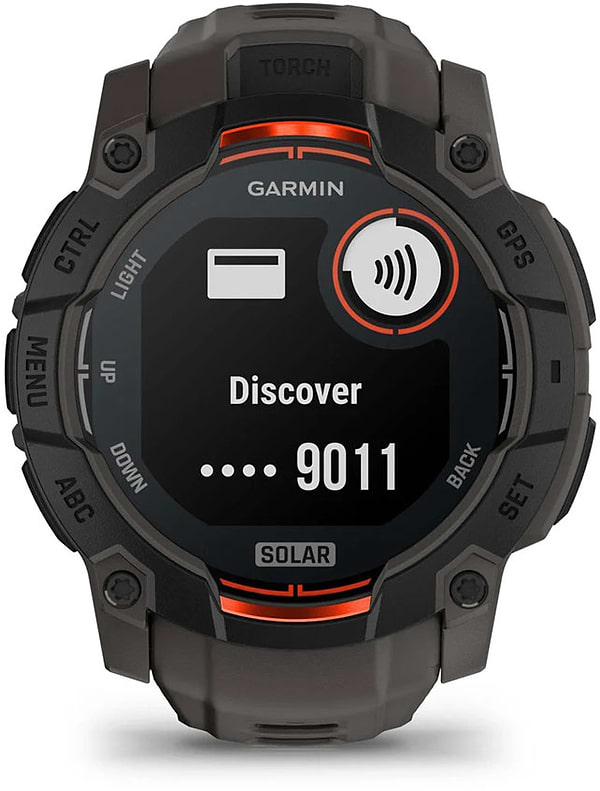 Фото - Смарт-часы Garmin Instinct 3, 50mm, Solar, Black Bezel with Charcoal Band (010-02935-00)