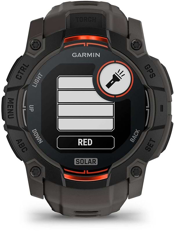 Фото - Смарт-часы Garmin Instinct 3, 50mm, Solar, Black Bezel with Charcoal Band (010-02935-00)
