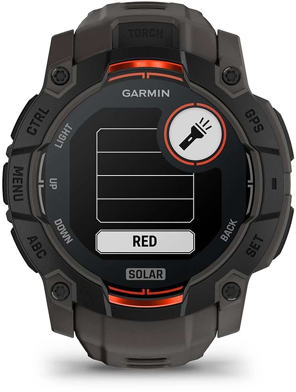 Фото - Смарт-часы Garmin Instinct 3, 50mm, Solar, Black Bezel with Charcoal Band (010-02935-00)