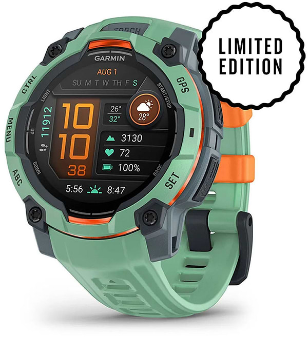 Фото - Смарт-годинник Garmin Instinct 3, 45mm, AMOLED, Neo Tropic Bezel w/Neo Tropic Band (010-02936-01)
