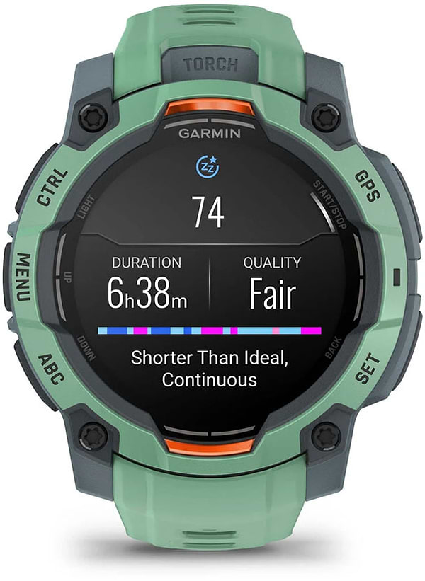 Фото - Смарт-годинник Garmin Instinct 3, 45mm, AMOLED, Neo Tropic Bezel w/Neo Tropic Band (010-02936-01)