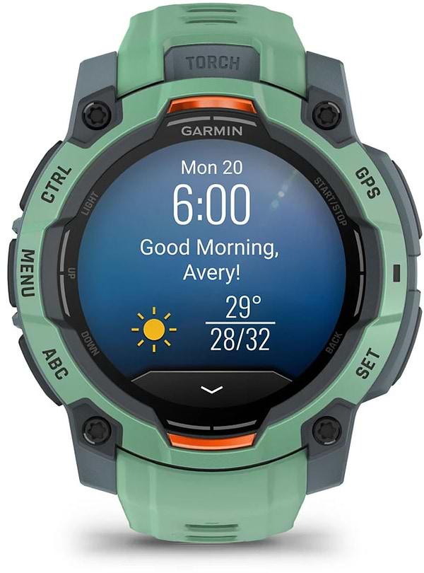 Фото - Смарт-годинник Garmin Instinct 3, 45mm, AMOLED, Neo Tropic Bezel w/Neo Tropic Band (010-02936-01)