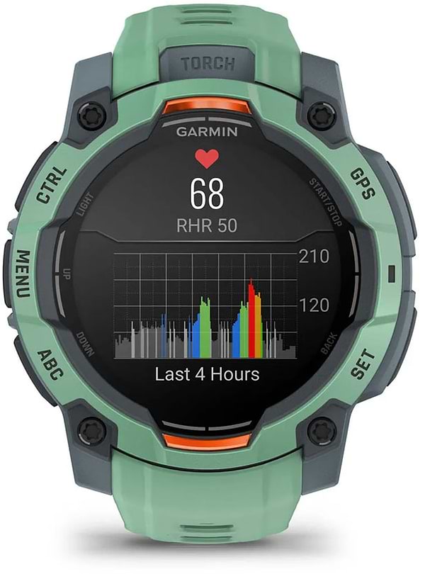 Фото - Смарт-годинник Garmin Instinct 3, 45mm, AMOLED, Neo Tropic Bezel w/Neo Tropic Band (010-02936-01)