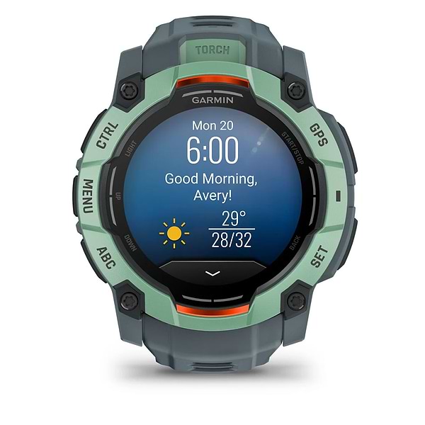 Фото - Смарт-часы Garmin Instinct 3, 50mm, AMOLED, Neotropic Bezel with Twilight Band (010-03020-01)