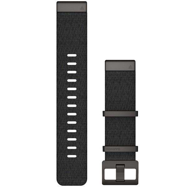 Ремінець для смарт-годинника Garmin MARQ QuickFit 22m Jacquard-weave Nylon Strap, Heathered Black (010-12738-03)
