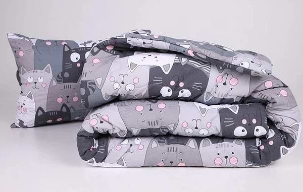 Фото - Ковдра зимова двоспальна MirSon антиалергенна №273 Сolor Fun Line 17-0543 Hendri з евкаліптовим волокном 172х205 + нав. 2 шт. (2200010859942)