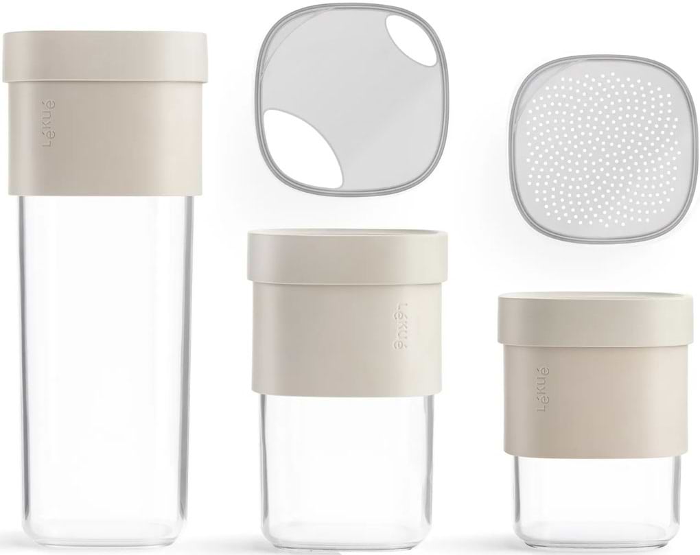 Купити Набір ємностей для зберігання Lekue Save&Store 3 шт. (883040) - Фото 1 Набір ємностей для зберігання Lekue Save&Store 3 шт. (883040) - Фото 1