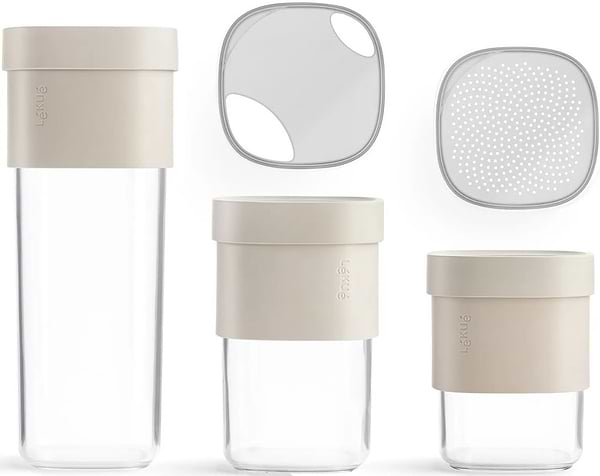 Фото - Набор емкостей для хранения Lekue Save&Store 3 шт. (883040) Фото - Набор емкостей для хранения Lekue Save&Store 3 шт. (883040)