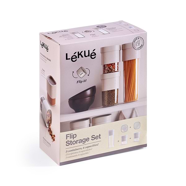 Фото - Набор емкостей для хранения Lekue Save&Store 3 шт. (883040)