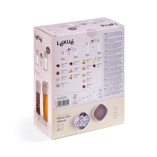 Фото - Набор емкостей для хранения Lekue Save&Store 3 шт. (883040)