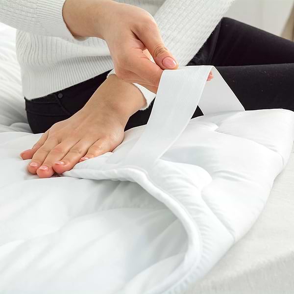 Фото - Наматрасник MirSon Eco Light №1712 EcoSilk White 150x200 см (2200002888301)