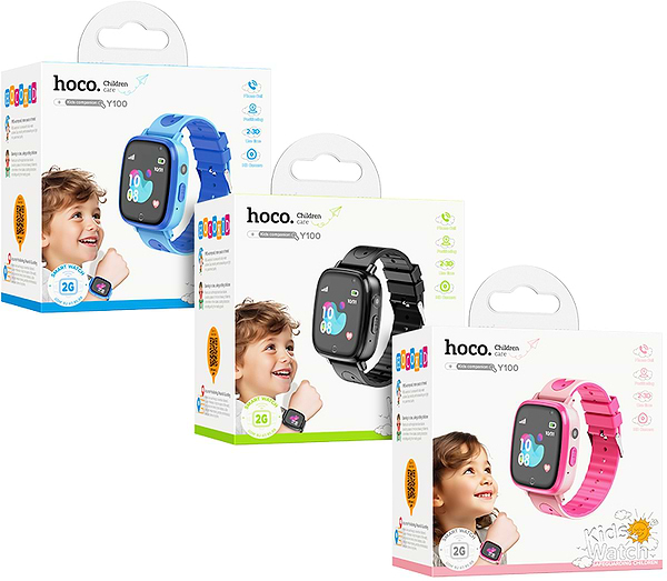 Фото - Детские часы HOCO Y100 Black (6942007625623)