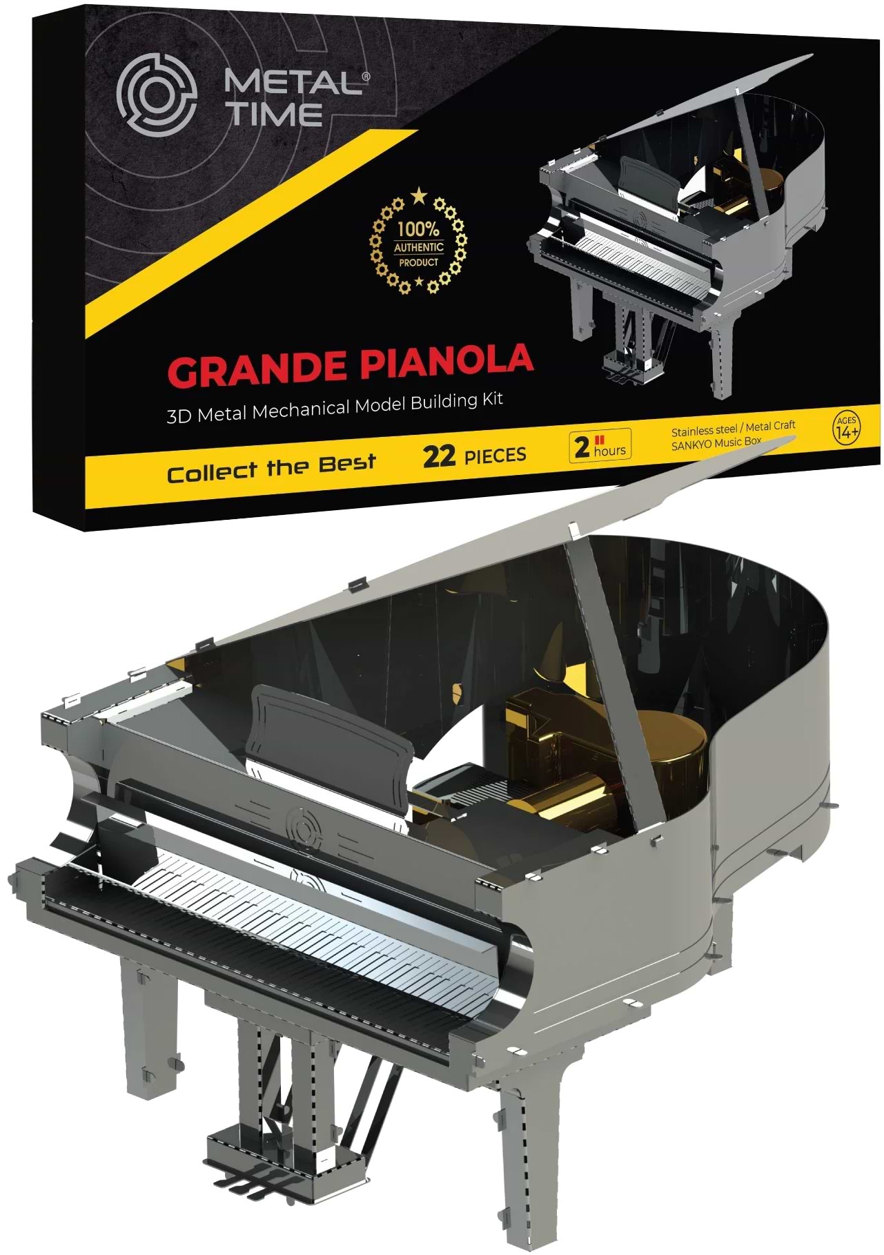 Металевий конструктор Metal Time Grande Pianola (MT011)