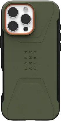 Фото - Чехол для смартфона UAG for Apple iPhone 16 Pro Max, Civilian Magsafe, Olive Drab (114445117272)