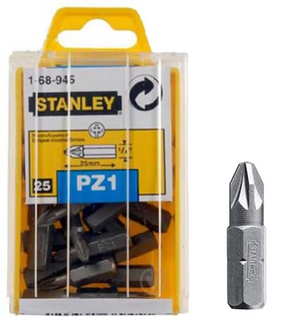 Фото - Набор бит для отвертки Stanley 1/4" 25 мм 25 шт. (1-68-945)