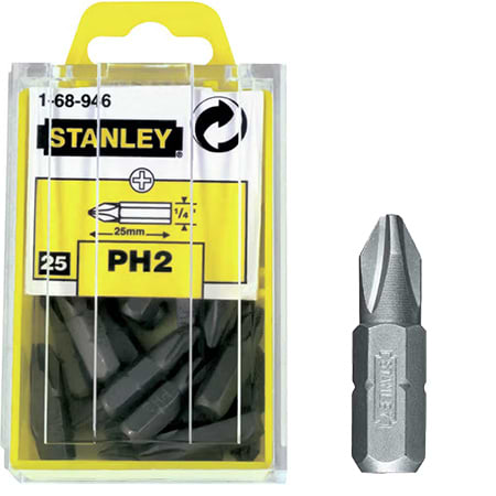 Фото - Набор бит для отвертки Stanley 1/4" 25 мм 25 шт. (1-68-946)
