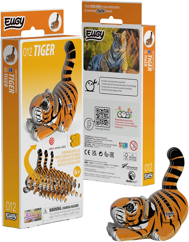 3D пазлы EUGY Зоопарк: Тигр (XEG-012)