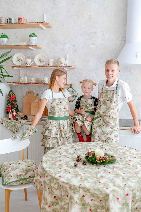 Фото - Фартух Прованс з воланами "Ялинка" (013751)