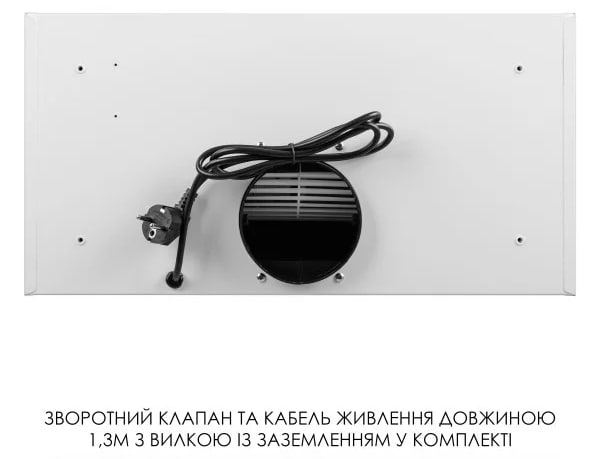 Фото - Вытяжка встраиваемая Weilor LUMINA WBG 65 WHITE