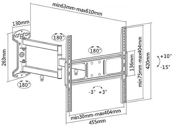 Фото - Крепление для телевизора Logan Cosmo12B
