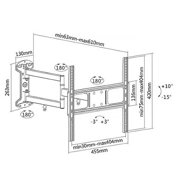 Фото - Кріплення для телевізора iTECH PTRB-7ES