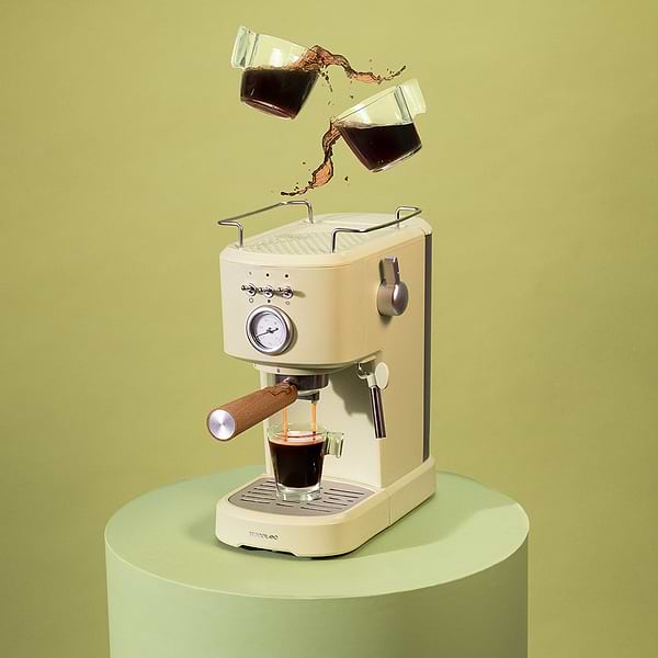 Фото - Кофеварка рожковая Cecotec Power Espresso 20 Retro Green (CCTC-01723)