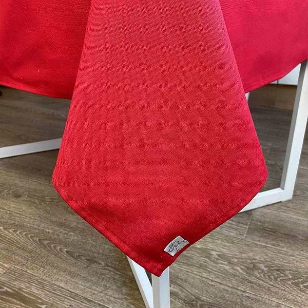 Фото - Скатертина прямокутна Прованс 220х134 Червона (017653)