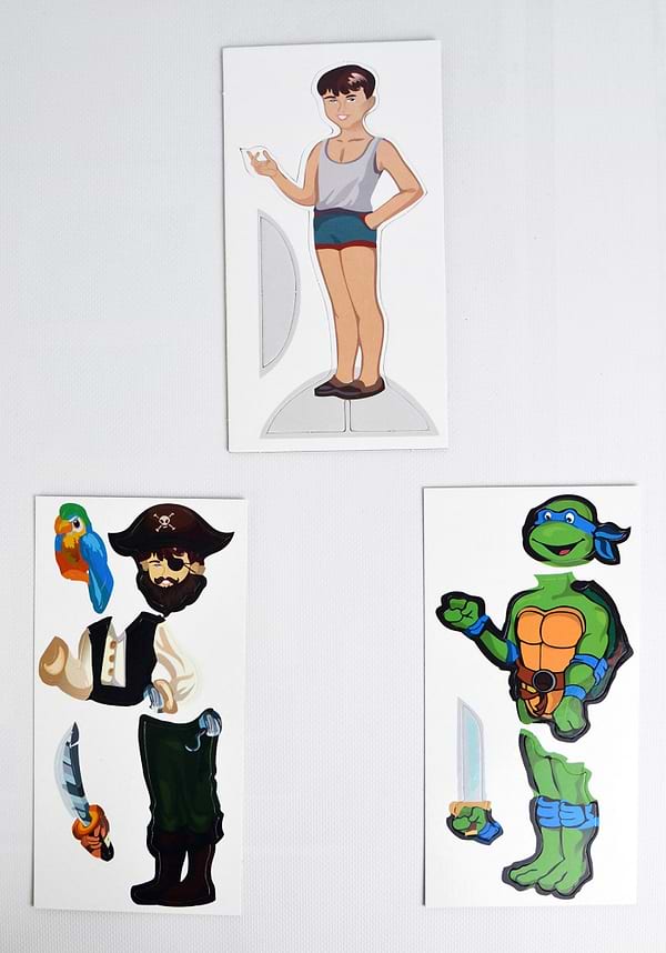 Фото - Настольная игра (3-4 года) Умняшка Одевалка "Персонажи" (1906)