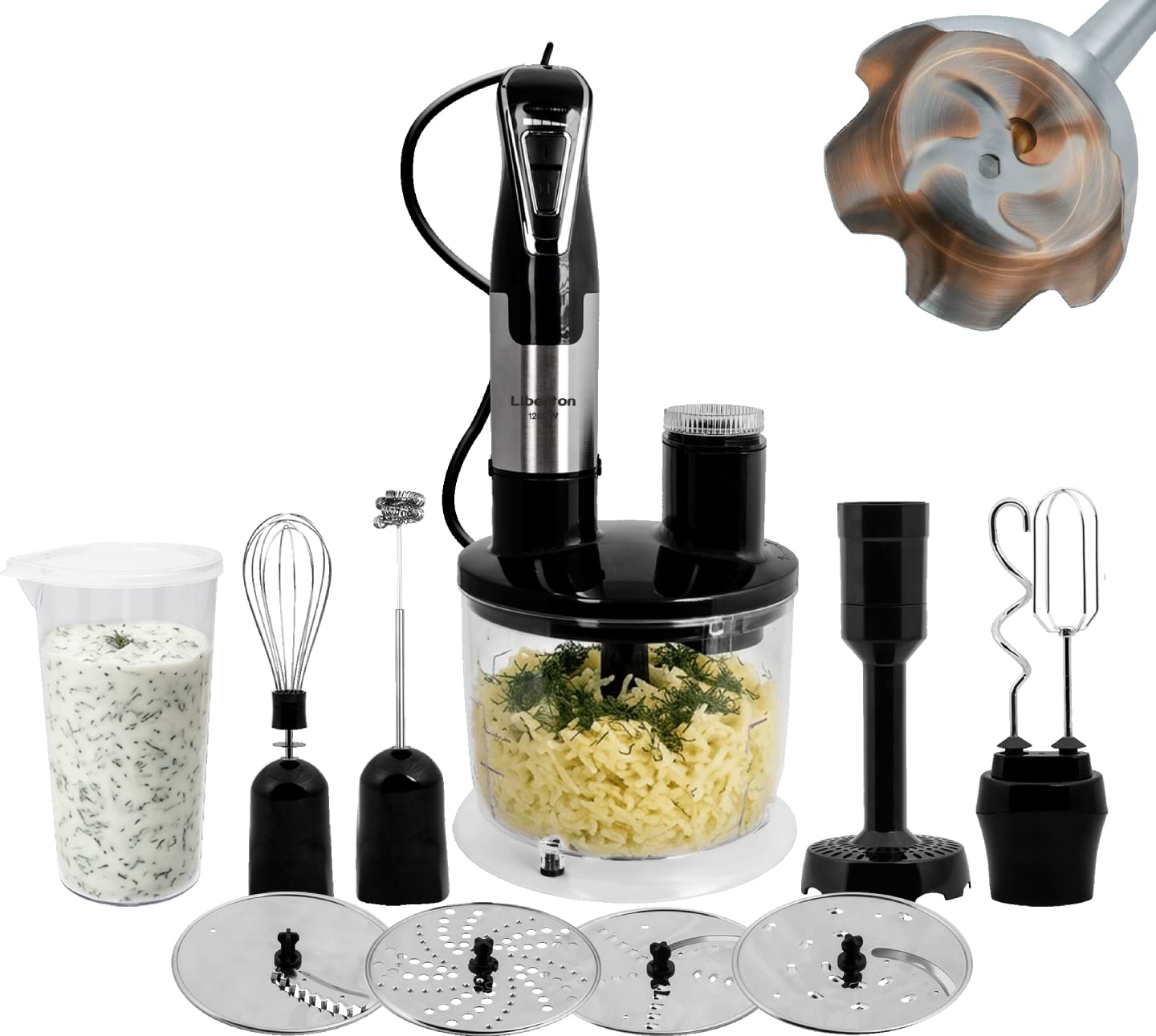 Блендер погружной Liberton LHB-0312