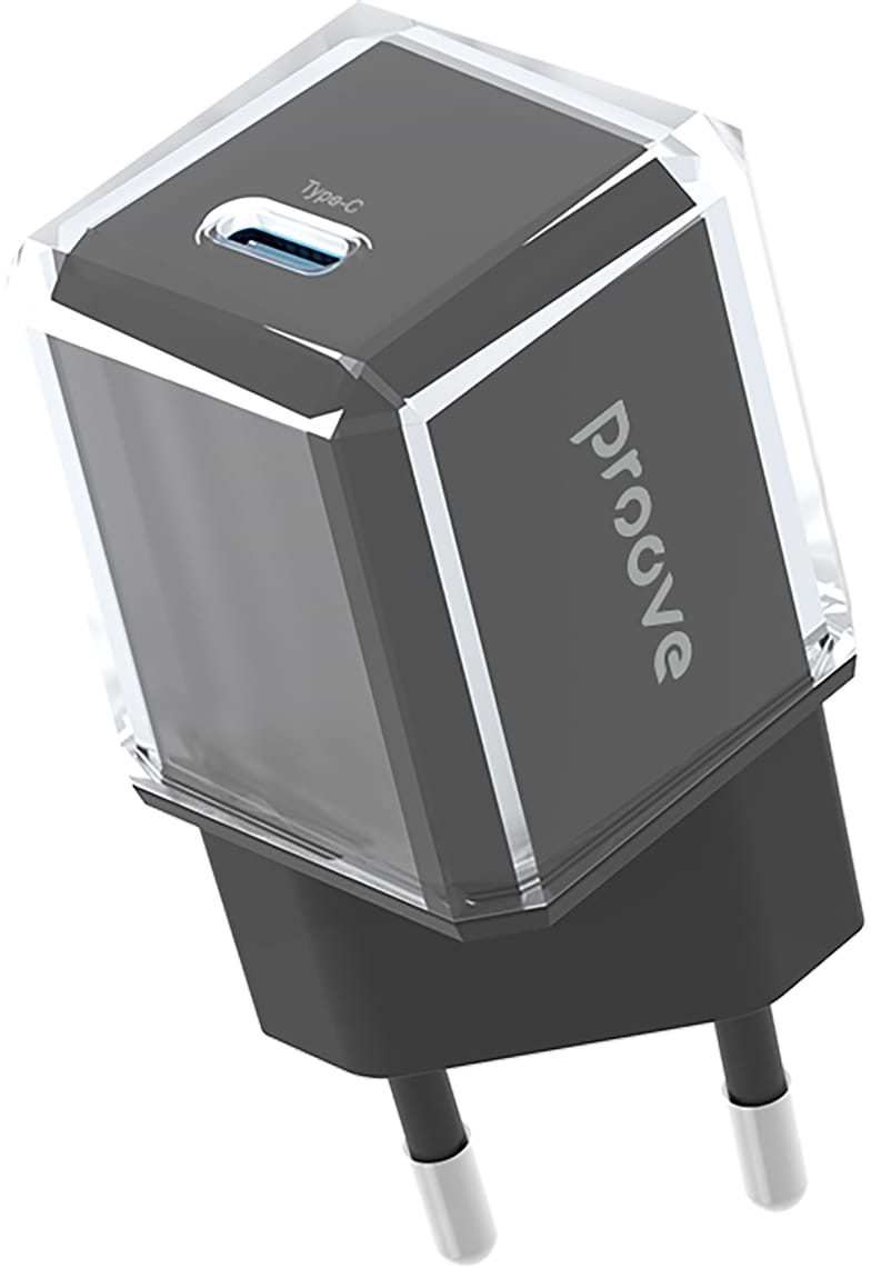 Сетевое зарядное устройство Proove Pure GaN 30W (Type-C) black (WCPU30012201) - Фото 1