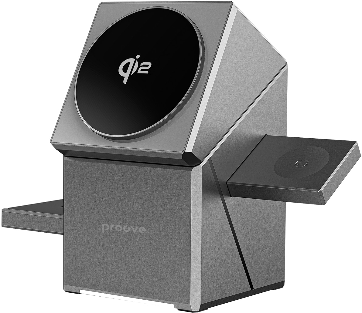 Бездротовий зарядний пристрій Proove Iron Hide gray (WSIH15000003) - Фото 1