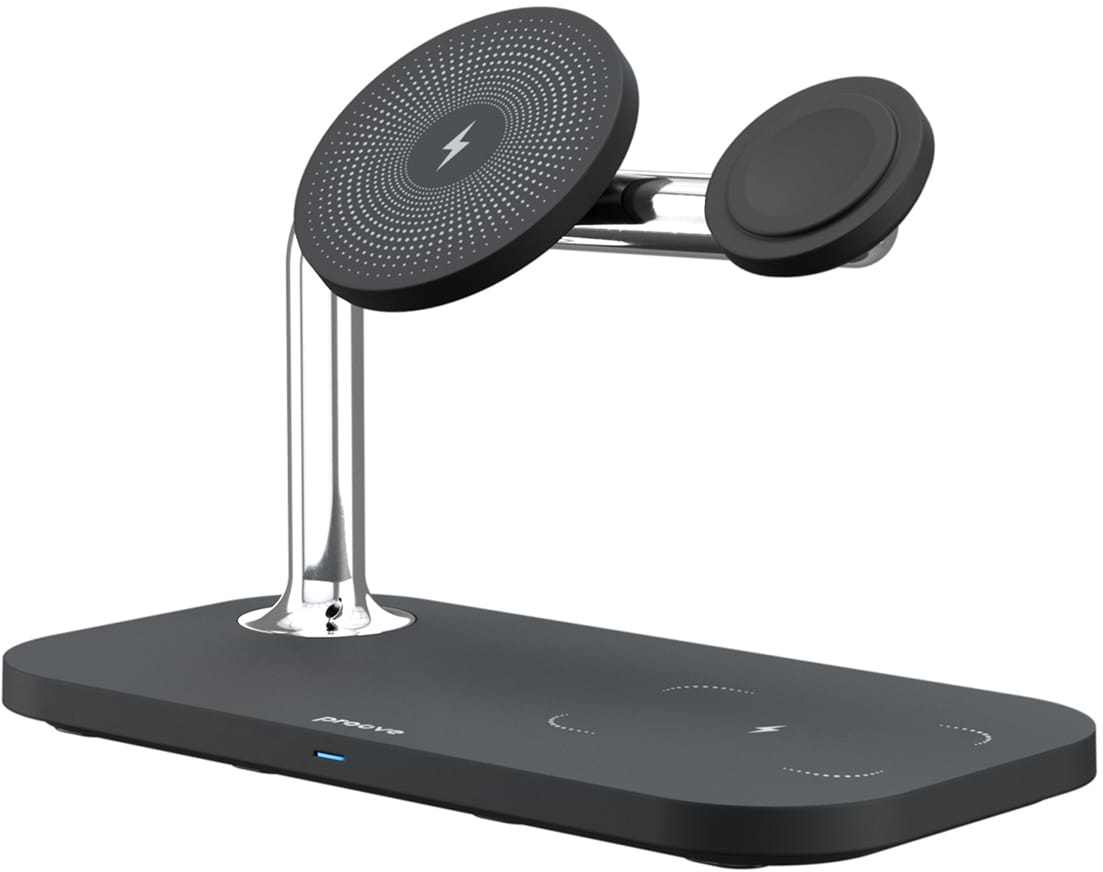 Беспроводное зарядное устройство Proove Magnetic Field 3 in 1 Black (446570001) - Фото 1