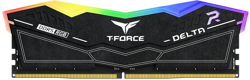 Память DDR Team DDR5 32GB KIT 2x16GB PC 6400 Team T-Force Delta RGB (FF3D532G6400HC40BDC01) Black