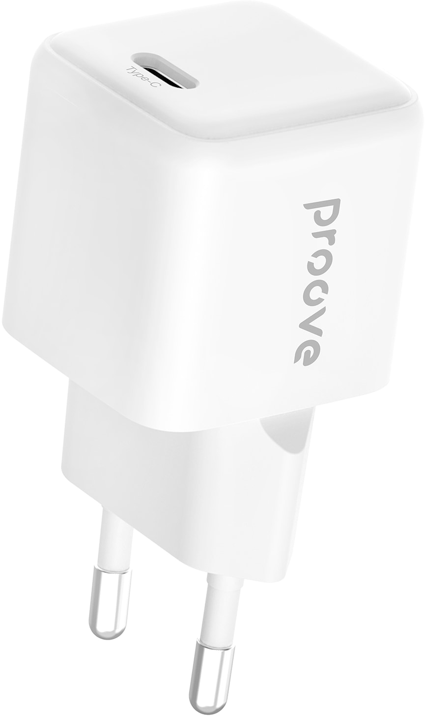 Сетевое зарядное устройство Proove Pocket GaN 25W (Type-C) white (WCPG25010202) - Фото 1