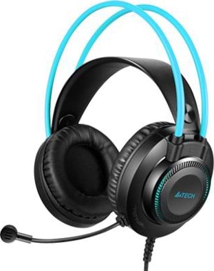 Гарнітура дротова A4tech FH200i Grey+Blue - Фото 1