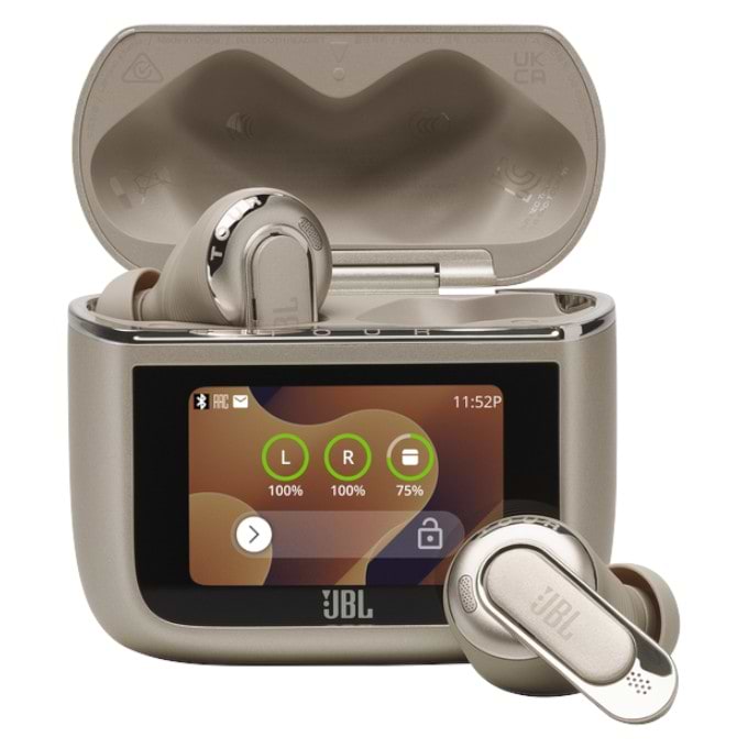 Наушники вкладыши беспроводные TWS JBL Tour Pro 3 Latte (JBLTOURPRO3LTT) - Фото 1