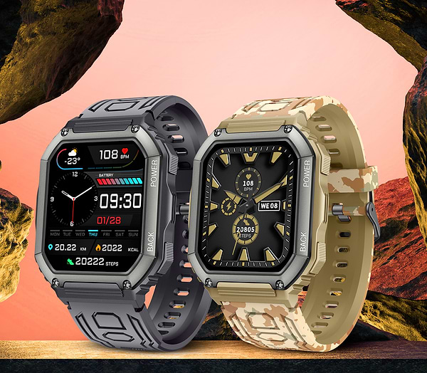 Фото - Смарт-годинник Gelius Pro GP-SW007 Tactical Navy Bluetooth call (IP68) Military