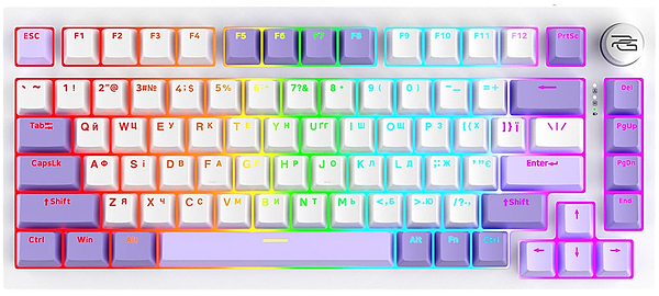 Фото - Клавіатура бездротова ігрова Proove Gaming Coupe (Ukraine Layout) White (WKCP00022402)