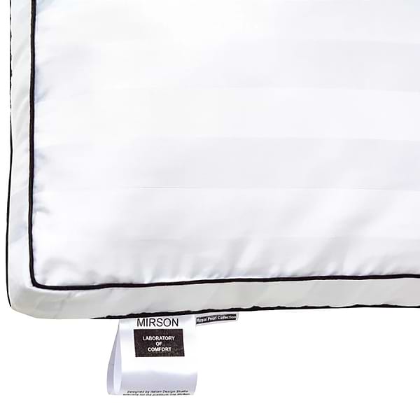 Фото - Подушка стандартна MirSon бамбукова 1237 Royal Pearl Deluxe Bamboo Висока 50х70 см (2200001518261)