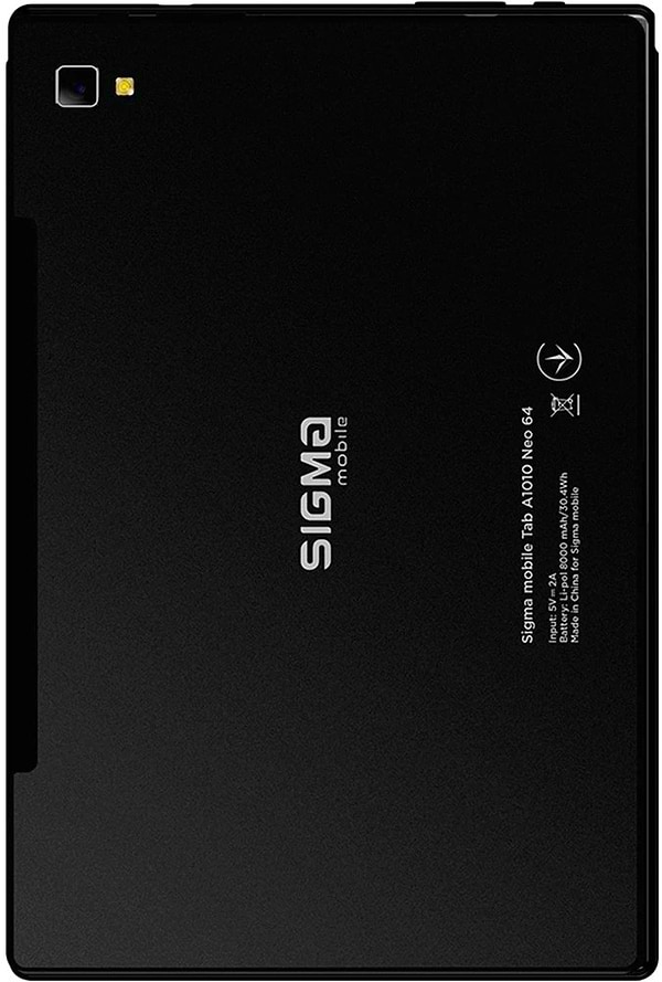 Фото - Уценка - Планшет Sigma mobile Tab A1010 Neo 4/64GB 4G Dual Sim Black+чехол-книга