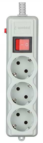 Купити Мережевий фільтр Gembird 3 р 1,8m (SPG3-G-6G-PRO) - Фото 1 Мережевий фільтр Gembird 3 р 1,8m (SPG3-G-6G-PRO) - Фото 1