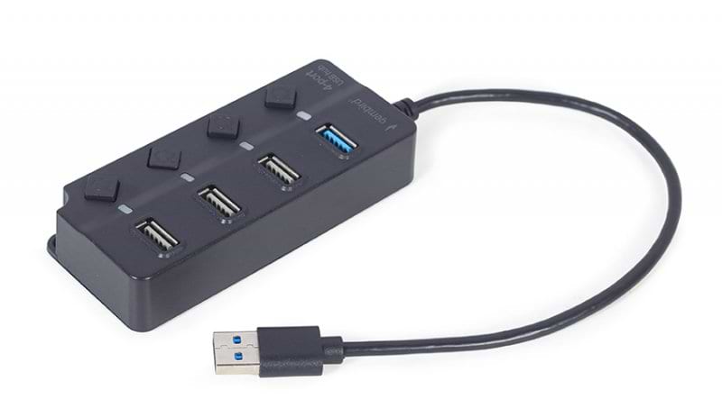 Хаб USB Gembird UHB-U3P1U2P3P-01 - Фото 1