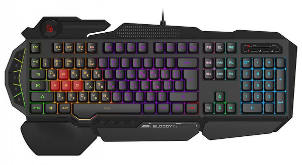 Фото - Клавиатура проводная игровая Bloody B310N  (Black)