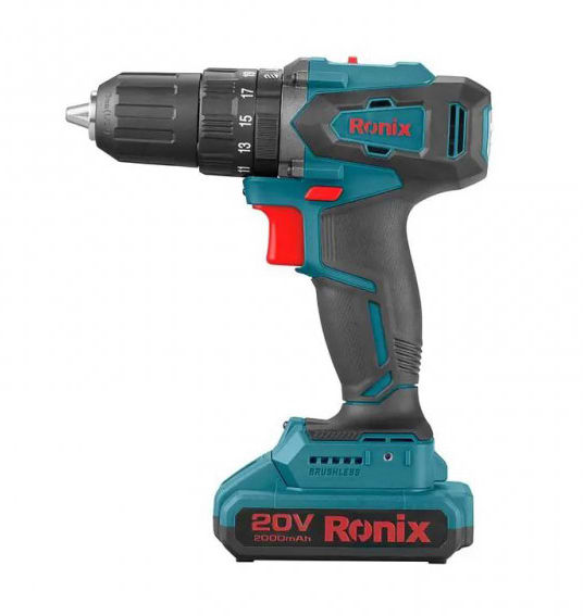 Дриль-шуруповерт Ronix 20В 2Ач х 2 (8900K)
